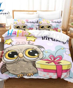 Cartoon Animals Owl Bedding Sets…