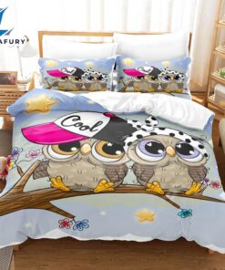 Cartoon Animals Owl Bedding Sets…