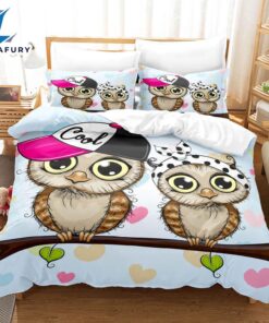 Cartoon Animals Owl Bedding Sets…