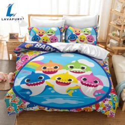 Cartoon Baby Shark Cosplay Bedding…