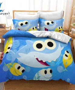 Cartoon Baby Shark Cosplay Bedding Set Quilt Cover 7