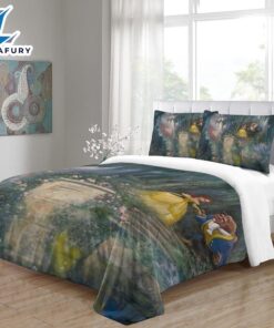 Cartoon Beauty and the Beast Bedding Set Quilt Duvet Cover 15