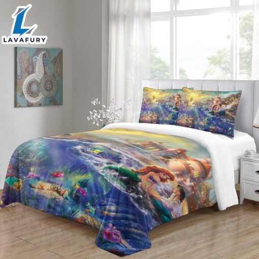 Cartoon Beauty and the Beast Bedding Set Quilt Duvet Cover 9