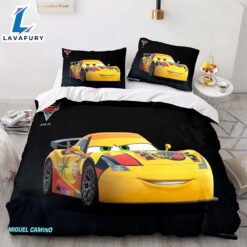 Cartoon Cars Bedding Set Quilt…