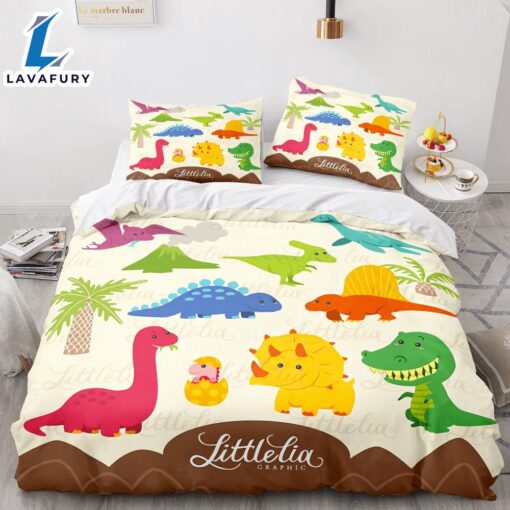 Cartoon Dinosaur Cosplay Bedding Sets Quilt Cover 2