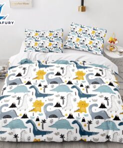 Cartoon Dinosaur Cosplay Bedding Sets Quilt Cover 6