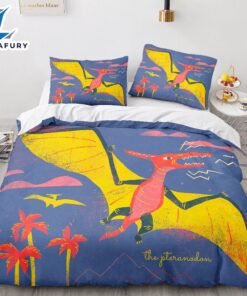 Cartoon Dinosaur Cosplay Bedding Sets Quilt Cover 8