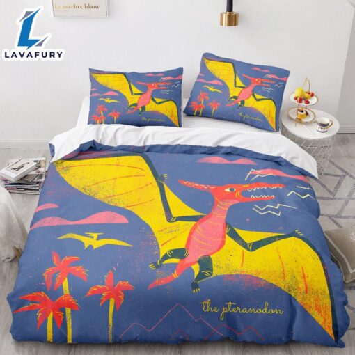 Cartoon Dinosaur Cosplay Bedding Sets Quilt Cover 8