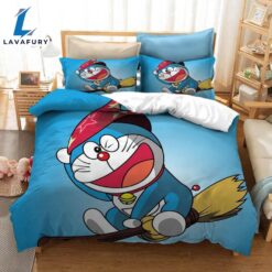 Cartoon Doraemon Cosplay Bedding Set…