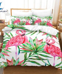 Cartoon Flamingo Bedding Set Quilt Covers 16