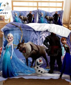 Cartoon Frozen Cosplay Bedding Set Quilt Cover 2