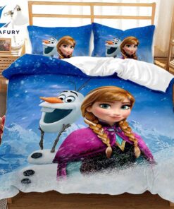 Cartoon Frozen Cosplay Bedding Set Quilt Cover 3