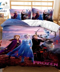 Cartoon Frozen Cosplay Bedding Set Quilt Cover 4