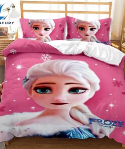 Cartoon Frozen Cosplay Bedding Set Quilt Cover 5