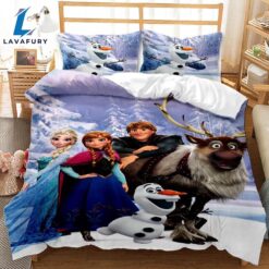 Cartoon Frozen Cosplay Bedding Set…