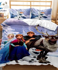 Cartoon Frozen Cosplay Bedding Set Quilt Cover 6