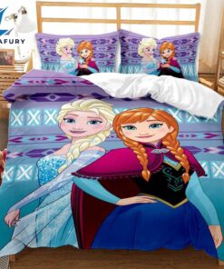 Cartoon Frozen Elsa Anna Bedding Set Quilt Cover 2