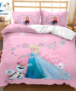 Cartoon Frozen Elsa Anna Bedding Set Quilt Cover 5