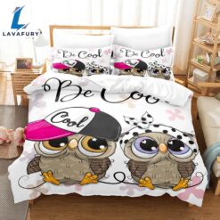 Cartoon Hand Painted Owl Bedding…