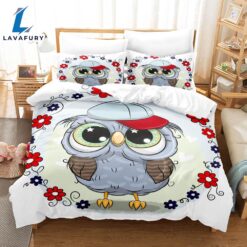 Cartoon Hand Painted Owl Bedding…