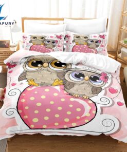 Cartoon Hand Painted Owl Bedding…