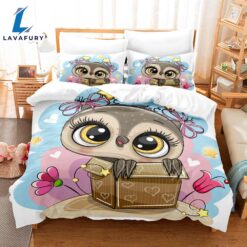 Cartoon Hand Painted Owl Bedding…