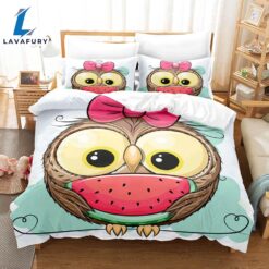 Cartoon Hand Painted Owl Bedding…