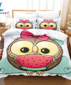 Cartoon Hand Painted Owl Bedding…