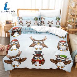 Cartoon Hand Painted Owl Bedding…