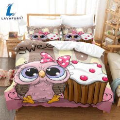 Cartoon Hand Painted Owl Bedding…