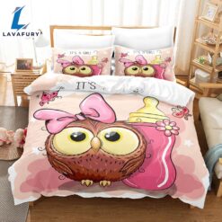 Cartoon Hand Painted Owl Bedding…