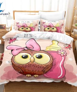 Cartoon Hand Painted Owl Bedding…