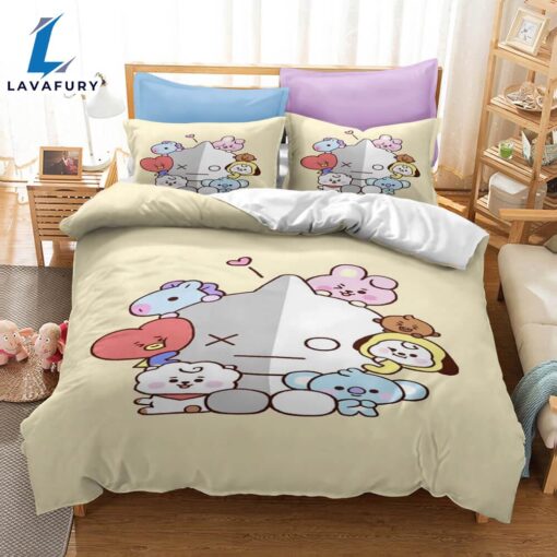 Cartoon image Cosplay Bedding Set Quilt Covers 10