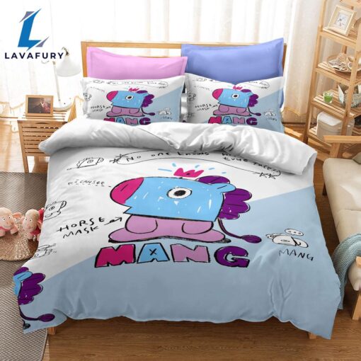 Cartoon image Cosplay Bedding Set Quilt Covers 2