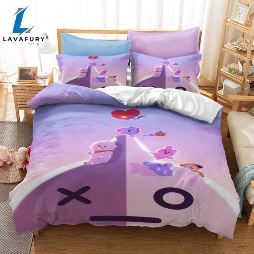 Cartoon image Cosplay Bedding Set Quilt Covers 6