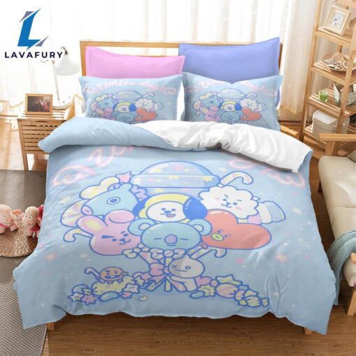 Cartoon image Cosplay Bedding Set Quilt Covers 7