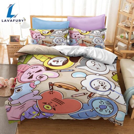 Cartoon image Cosplay Bedding Set Quilt Covers 9