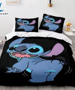 Cartoon Lilo and Stitch Cosplay Bedding Set Quilt Cover 1