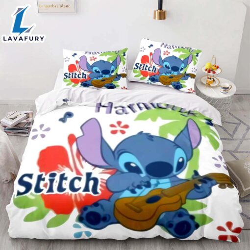 Cartoon Lilo and Stitch Cosplay Bedding Set Quilt Cover 4