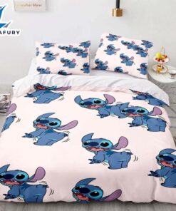 Cartoon Lilo and Stitch Cosplay Bedding Set Quilt Cover 5