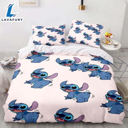 Cartoon Lilo and Stitch Cosplay Bedding Set Quilt Cover 5