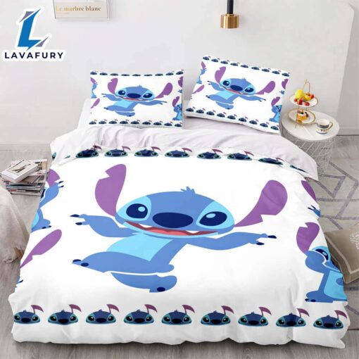 Cartoon Lilo and Stitch Cosplay Bedding Set Quilt Cover 6