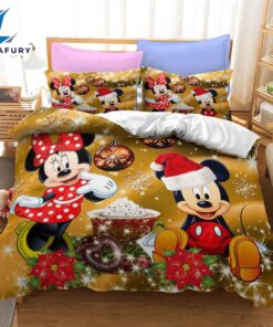 Cartoon Mickey Mouse Bedding Set Quilt Cover 4