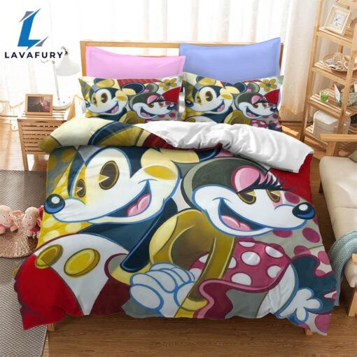 Cartoon Mickey Mouse Bedding Set Quilt Cover 5