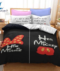 Cartoon Mickey Mouse Bedding Set Quilt Cover 8