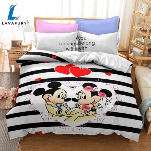 Cartoon Mickey Mouse Bedding Set Quilt Cover 9