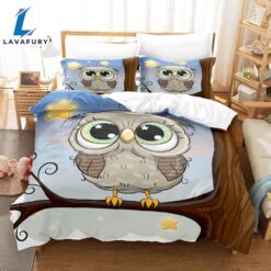 Cartoon Owl Bedding Sets Kids…