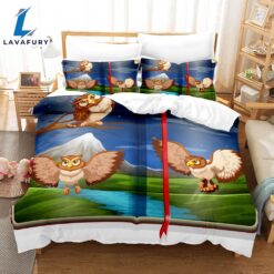 Cartoon Owl Bedding Sets Kids…