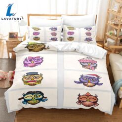 Cartoon Owl Bedding Sets Kids…