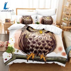 Cartoon Owl Bedding Sets Quilt…